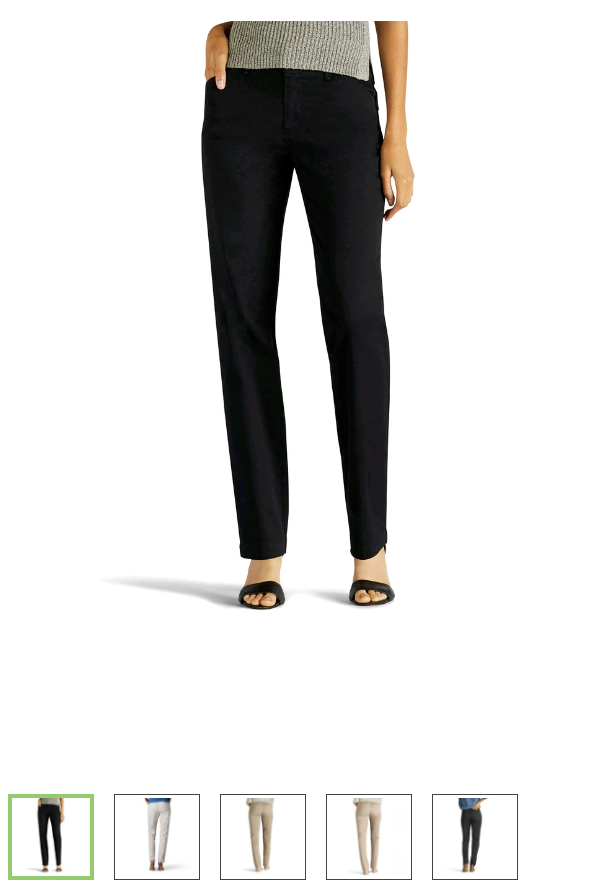 lee eased fit tailored chino